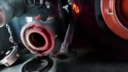 Kocaeli’de palet fabrikasında çıkan yangın söndürüldü
