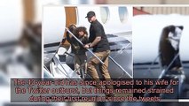 Kanye West boards private jet with son Saint West in Wyoming after reunion with Kim Kardashian