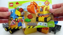 LEGO DUPLO Truck & Excavator kid’s movie English- truck & excavator construction site- truck