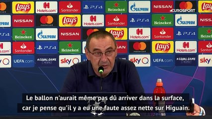 Penalty "fou" et arbitre "dépassé" : Sarri charge l'arbitrage