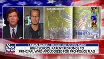 NJ principal calls pro-police flag 'racist', angry parent joins 'Tucker'