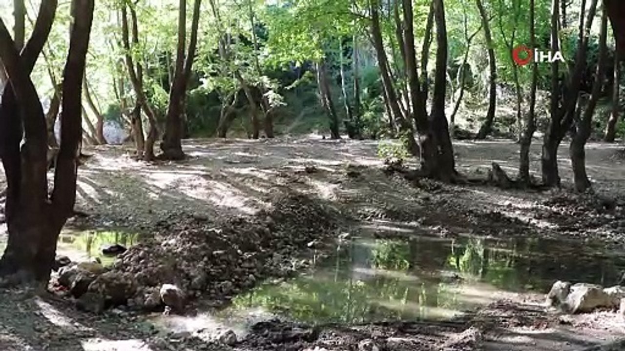 Çöp yığınına dönen kanyonu kapattılar çöpler kaldı