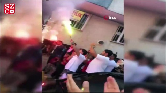 İstanbul’da silahlı, çakarlı ve kuralsız düğün konvoyu terörü kamerada