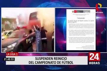 Liga 1: Suspenden reinicio del campeonato peruano de fútbol