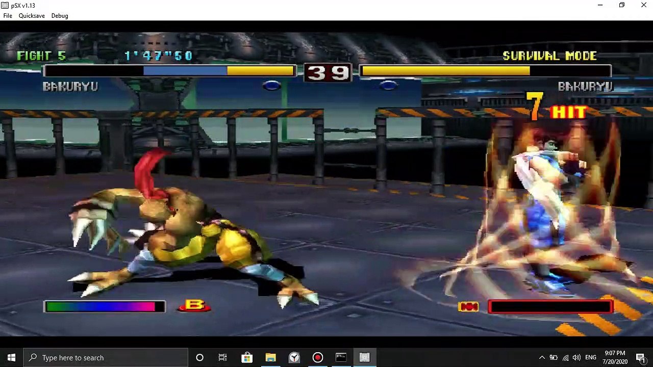 Bakuryu(The Mole) defeats Bakuryu(The Mole) (#1) - Bloody Roar 2