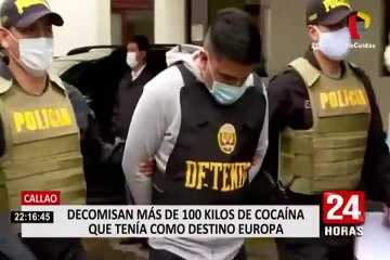 Callao: incautan más de 100 kilos de cocaína que tenía como destino Europa