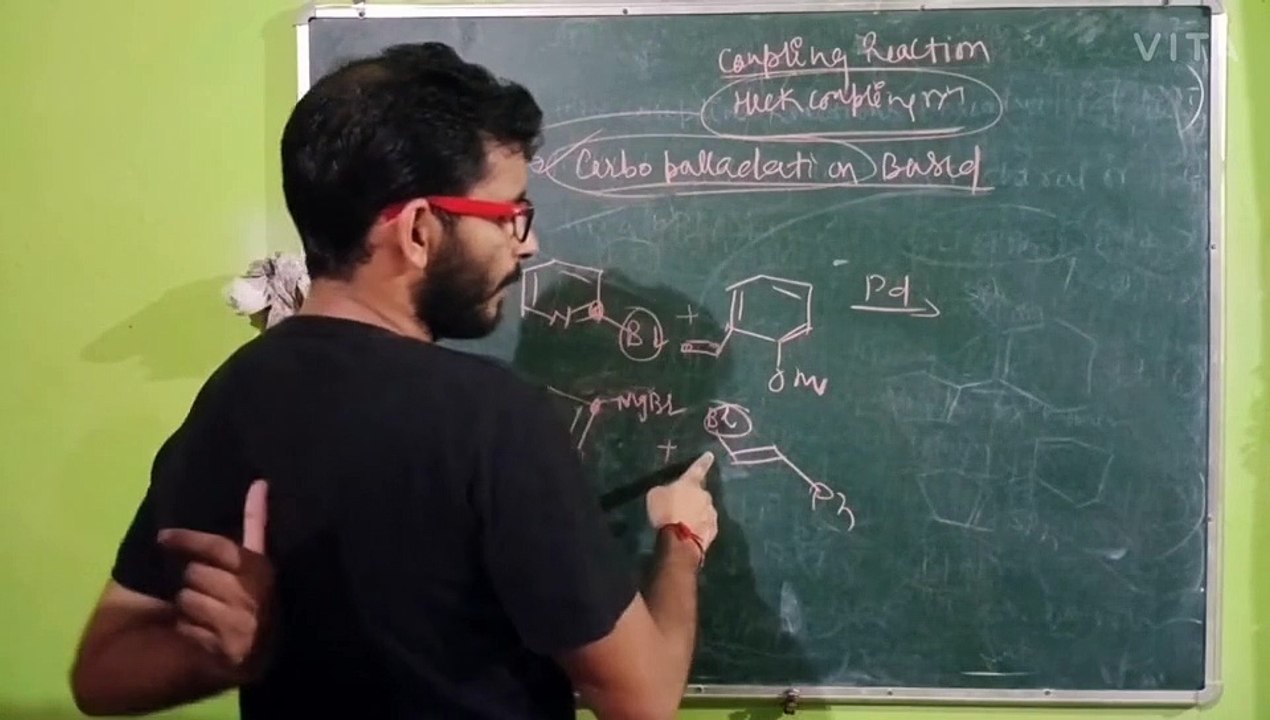 Heck coupling reaction.