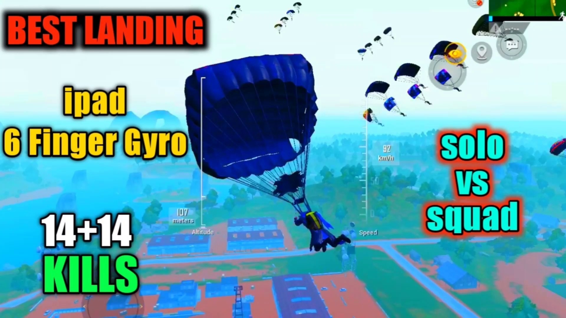 ⁣When Everyone Try to Kill You in PUBGM | iPad 7th Gen. PUBG Mobile | Solo Squad | 6 Finger + Gyro !