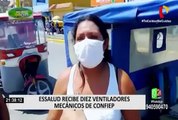 Covid-19: Confiep entrega 10 ventiladores mecánicos para reforzar atención a pacientes