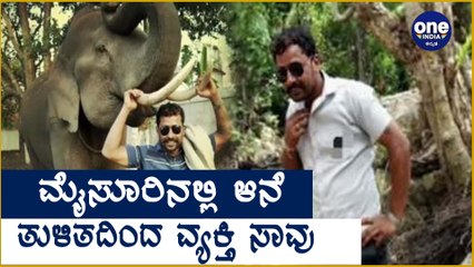 Mysore Zooನಲ್ಲಿ ತಾನೇ ಸಾಕಿದ್ದ ಆನೆಯಿಂದ ವ್ಯಕ್ತಿ ಸಾವು | Oneindia Kannada