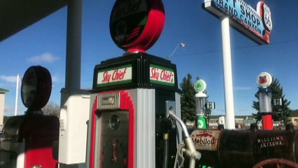 Stock Footage 2020 Route 66 Gas Station