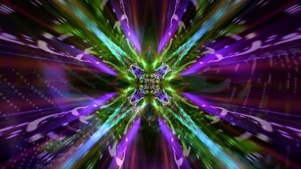 Free Background, Space, Futuristic, Fractal, Kaleidoscope, Lights, Geometry, Abstract Animation HD