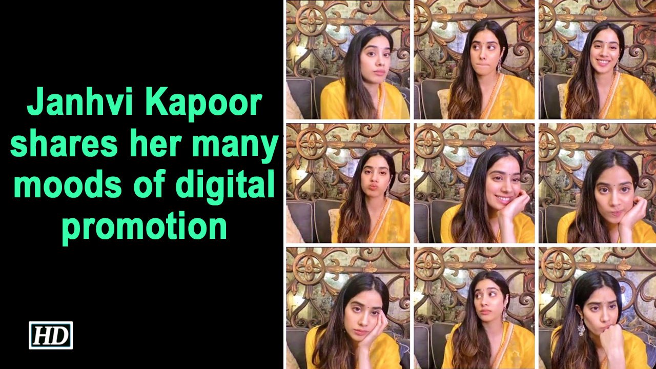 Janhvi Kapoor shares her many moods of digital promotion