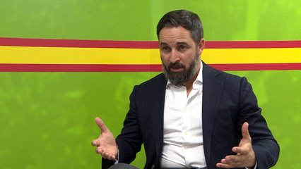Abascal cree que Sánchez "no tiene escrúpulos" y está "dispuesto a todo"