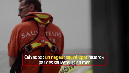 Calvados : un nageur sauvé « par hasard » par des sauveteurs en mer