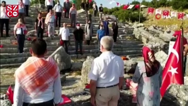 Kremna Antik Kenti’nde 2 bin yıl sonra meclis toplandı