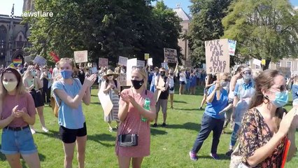 Several Hundred Attend Nurses United Protest in Bristol, UK