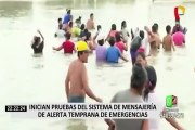 MTC: Inician pruebas del sistema de mensajería de alerta temprana de emergencias