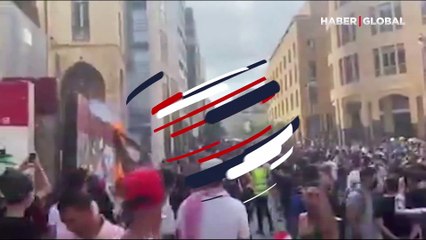 Beyrut'ta protestocular ile güvenlik güçleri arasında çatışma