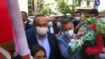 Beyrut'ta Türkiye heyecanı: Fuat Oktay ve Mevlüt Çavuşoğlu Beyrut'ta