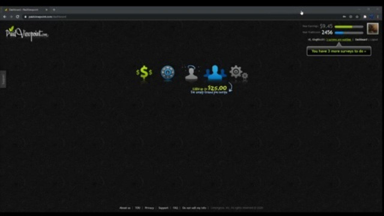 PaidViewPoint Doing A Live Survey Easiest Cash Ever!!!!