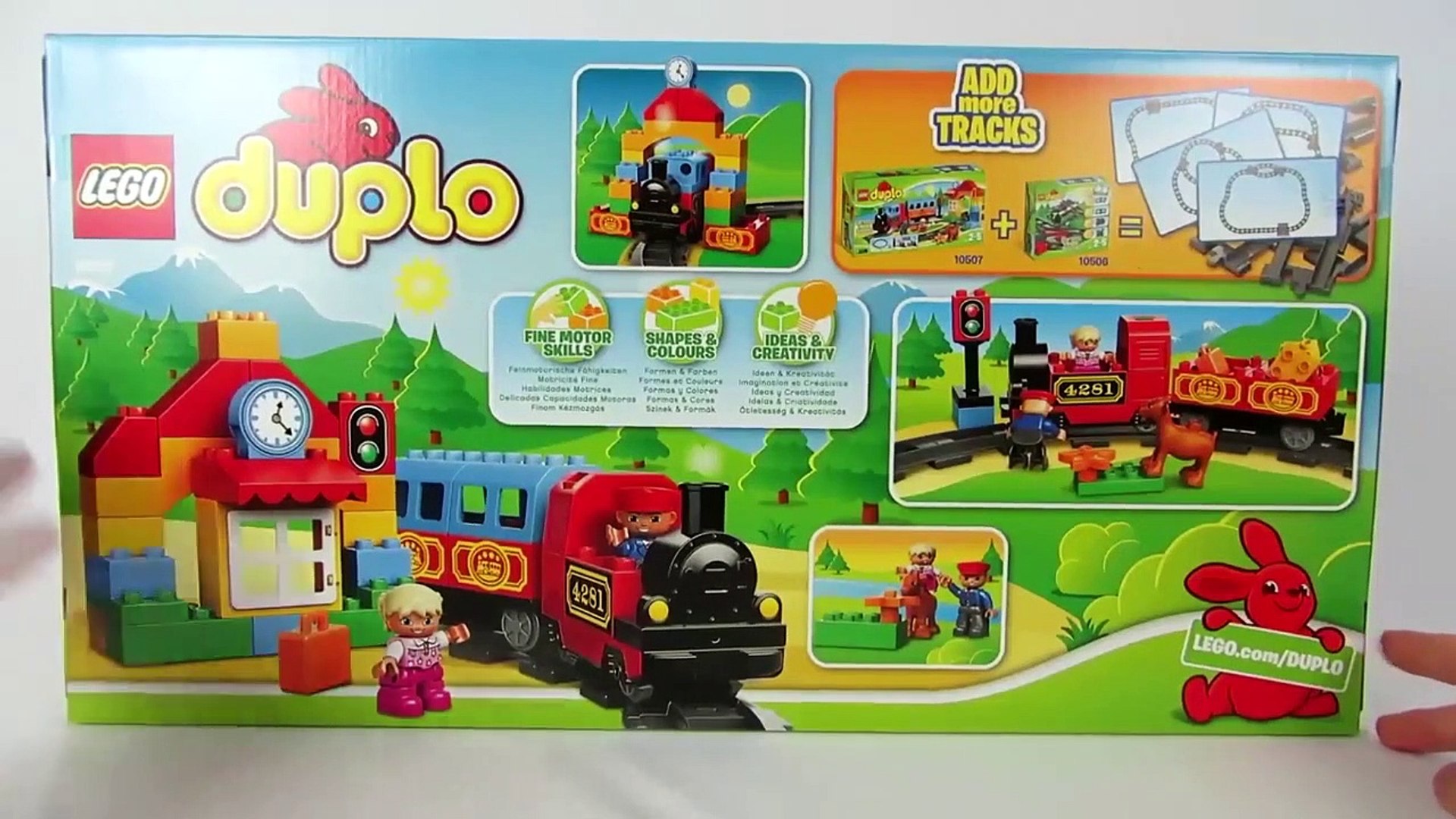LEGO Duplo My First Train Set 10507 - LEGO DUPLO TRAIN KID'S MOVIE- Train -  video Dailymotion