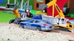 Majorette FIRE STATION and fire engine, tractor, excavator & toy vehicles for kids_2