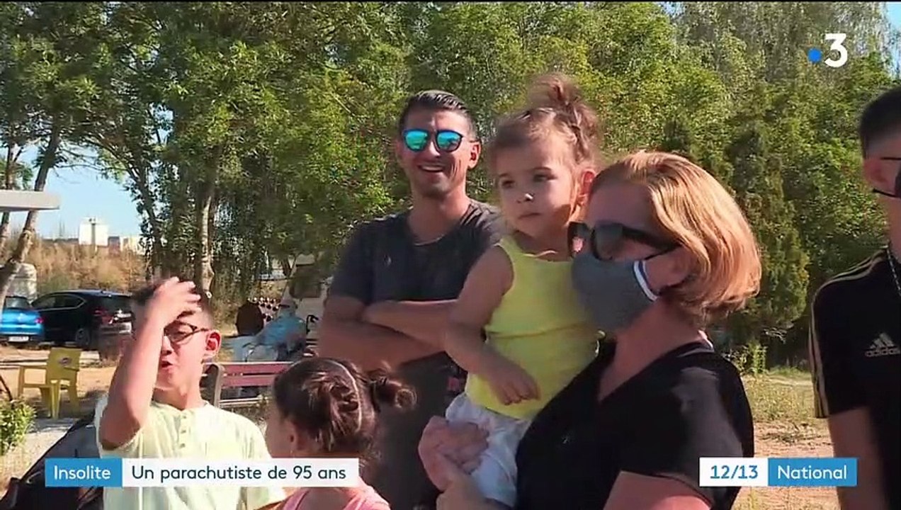 Insolite : un premier saut en parachute... à 95 ans