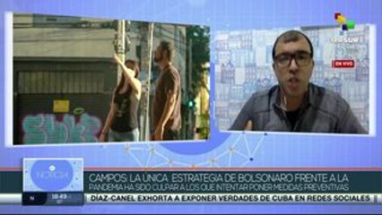 Campos: estrategia de Bolsonaro es sobrevivir para próximas elecciones