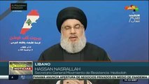Líbano: ofrece Hezbollah apoyo a afectados por explosión en Beirut