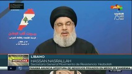 Líbano: ofrece Hezbollah apoyo a afectados por explosión en Beirut