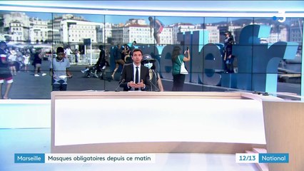 Marseille : masques obligatoires dans la rue pour lutter contre la propagation du virus