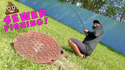 Sewer Fishing in Miami Bass Fishing Challenge