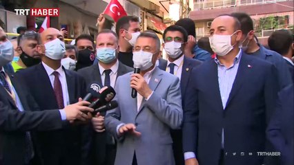 Beyrut'ta Türk heyetine coşkulu karşılama