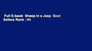 Full E-book  Sheep in a Jeep  Best Sellers Rank : #4