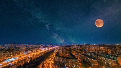 Beautiful Night  Sky Time Lapse
