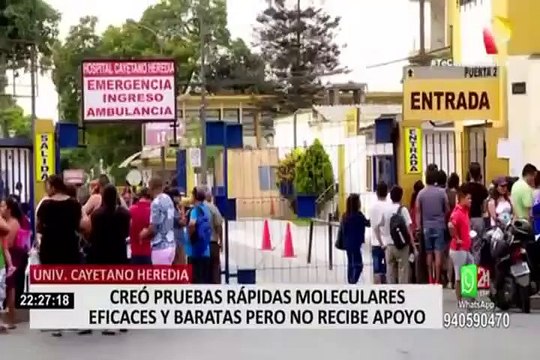 Científicos peruanos crearon pruebas rápidas moleculares eficaces y baratas, pero no reciben apoyo