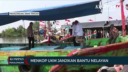 Kunker di Kota Pekalongan, Menkop UKM Teten Masduki Janji Bantu Nelayan