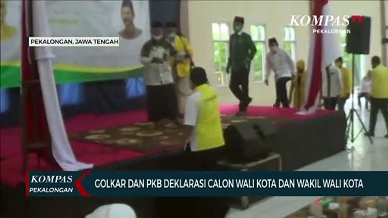 Golkar Dan PKB Kota Pekalongan Deklarasi Calon Wali Kota Dan Wakil Wali Kota
