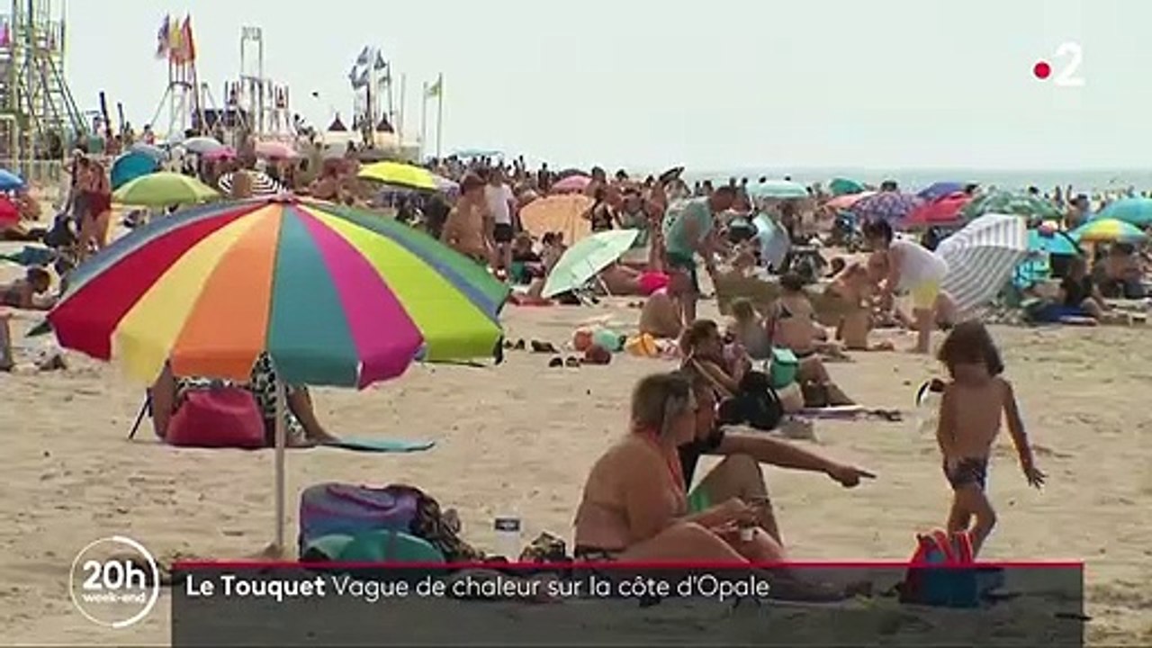 Côte d’Opale : fortes chaleurs mais grande affluence au Touquet