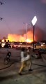 Fire on agha khan hospital hyderabad