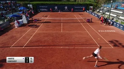 Kontaveit downs Martic to reach final