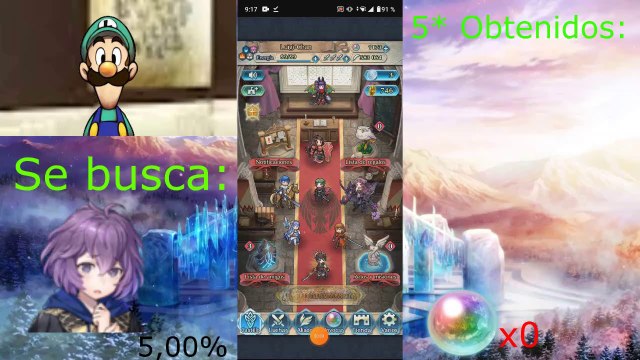 La hora del 3 star fest. Luigi Gastando orbes por 2º vez por Bernie 200 orbes