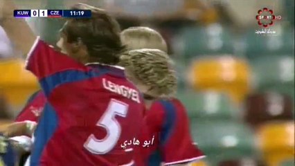 الشوط الاول مباراة الكويت و التشيك 3-2 اولمبياد 2000