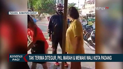 Tak Terima Ditegur. Pedagang Kaki Lima Marah dan Memaki Wali Kota Padang
