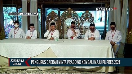 Gerindra Gelar Kongres, Prabowo Diminta Maju Kembali dalam Pilpres 2024