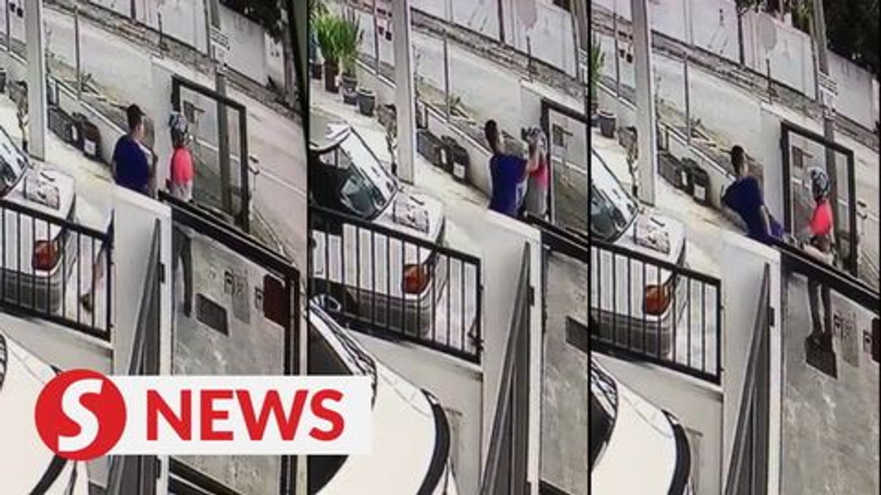 College student who assaulted delivery rider held