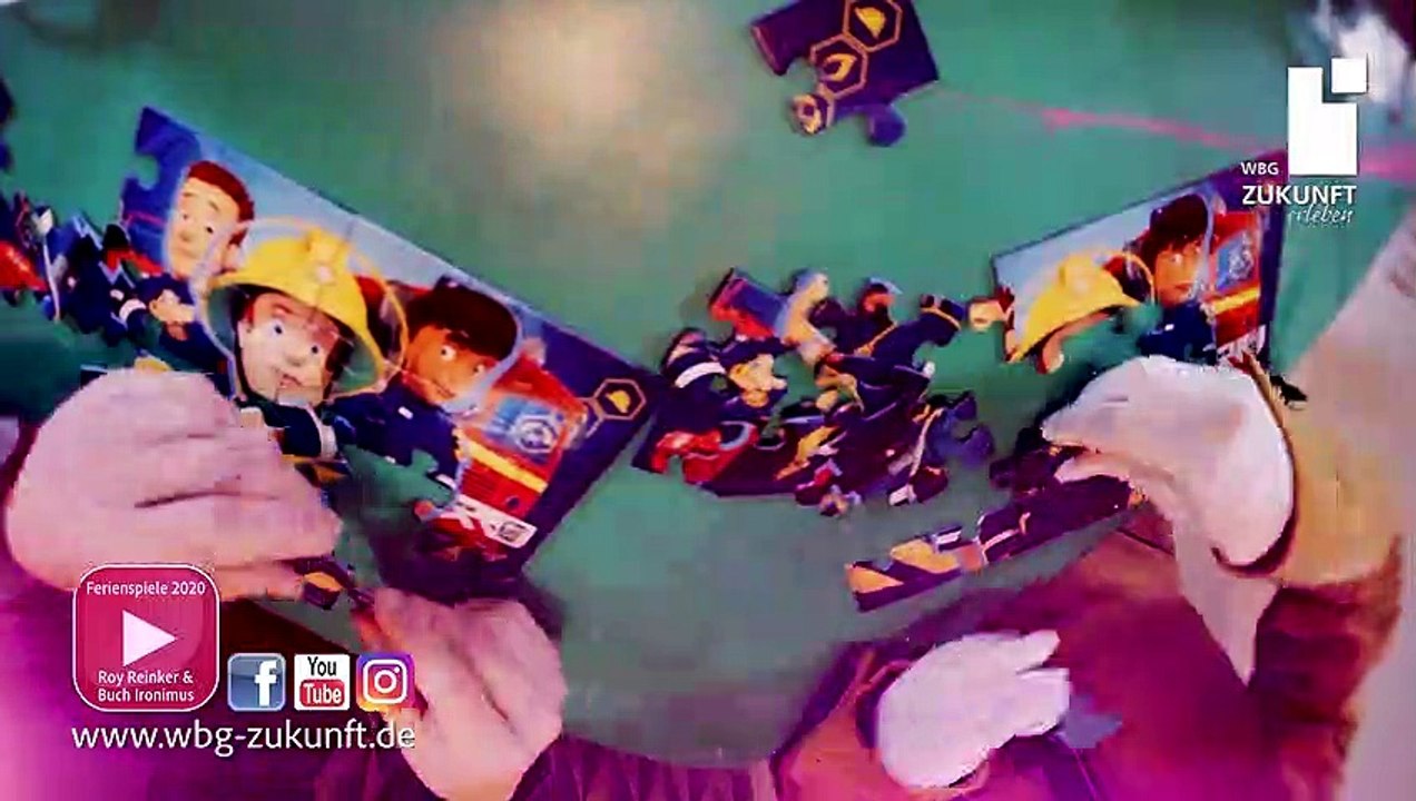 'Puzzle Challenge' Ferienspiele im Sommer 2020 mit Bauchredner Roy Reinker - WBG Zukunft eG - Karrideo Imagefilm-Produktion©®