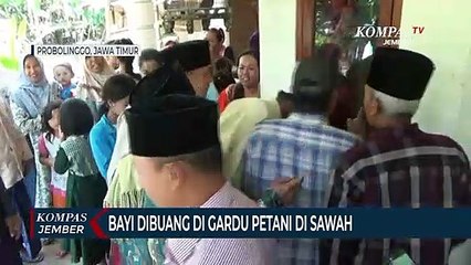 Bayi Dibuang di Gardu Petani di Sawah