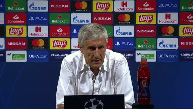 Setién: Tenemos al mejor del mundo, pero Lewandowski lleva 13 goles en Champions